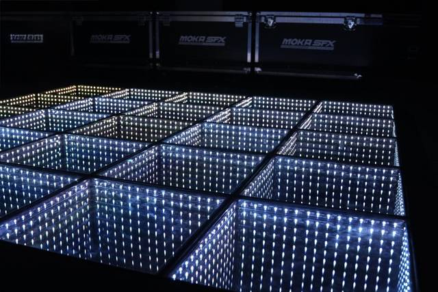 LED Dancefloor RBGW