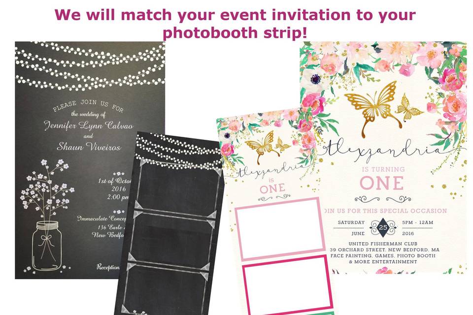 We can match your invitations