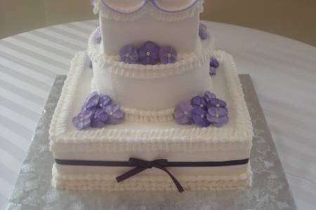 Rashanda and Marques Wedding Cake 10/16/10