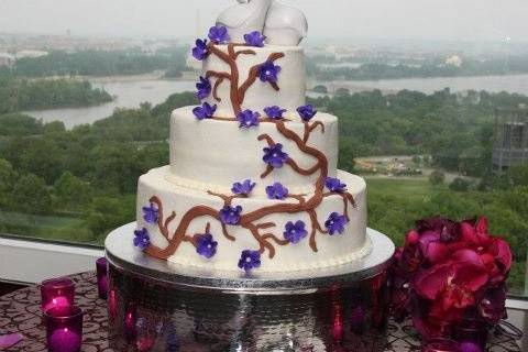 Justine and Aaron's Wedding Cake - 5/25/2012The Barns at Wolf Trap, Vienna, VA