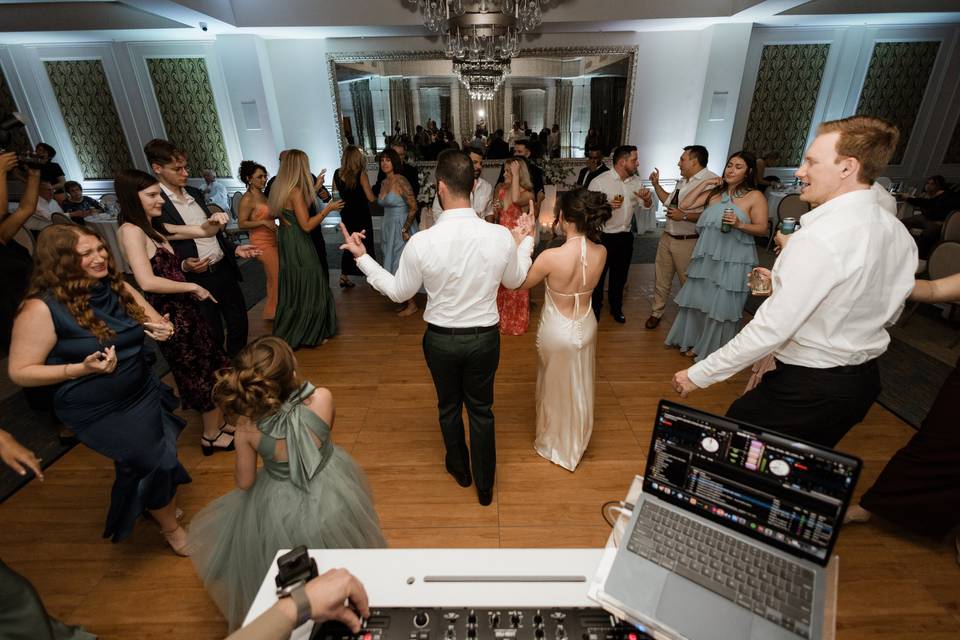 DJ view, The Birchwood