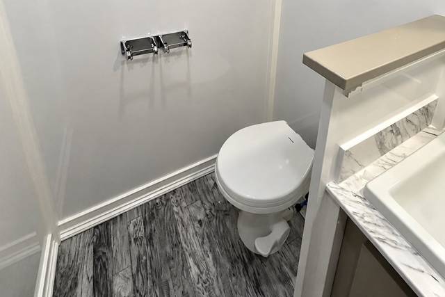 Inside of Women's Stall