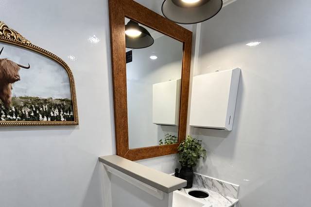 Inside of Women's stall
