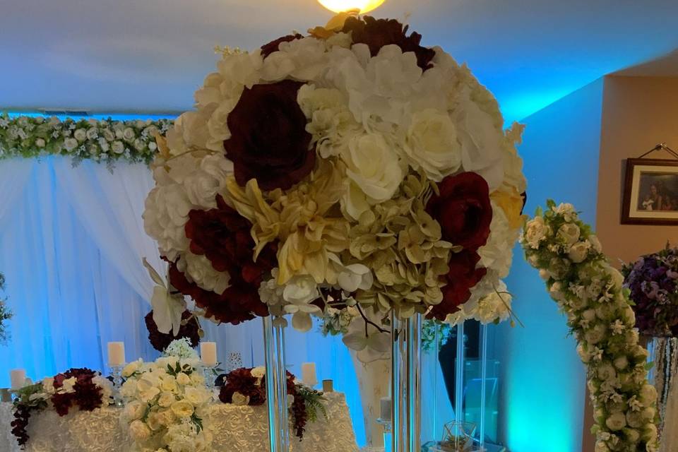 Crystal centerpiece