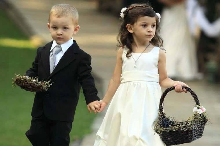 Kids at the wedding