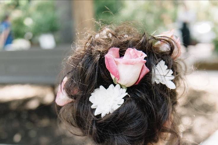 Flower girl hairstyle
