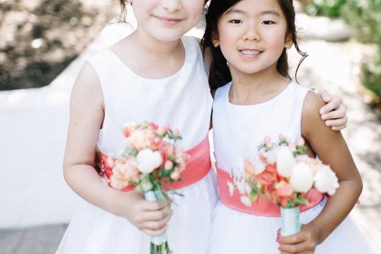 Cute flower girls