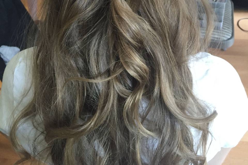 Braided wedding hair