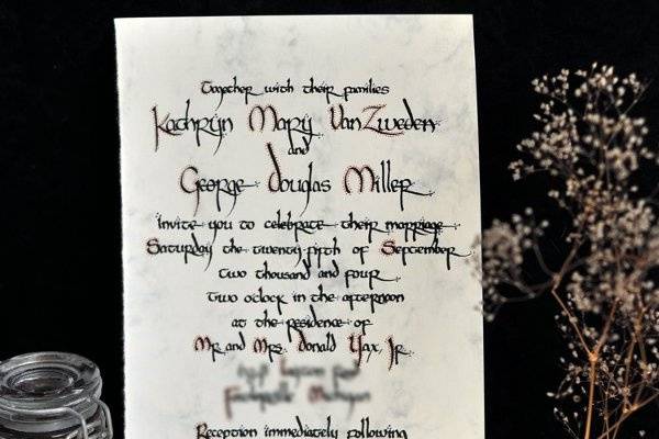 Medieval Wedding Invitation