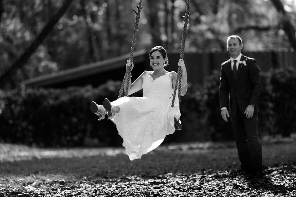 Fun newlyweds | Photo by Rob Futrell