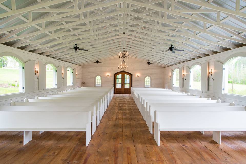 Stage view of the Bella Chapel