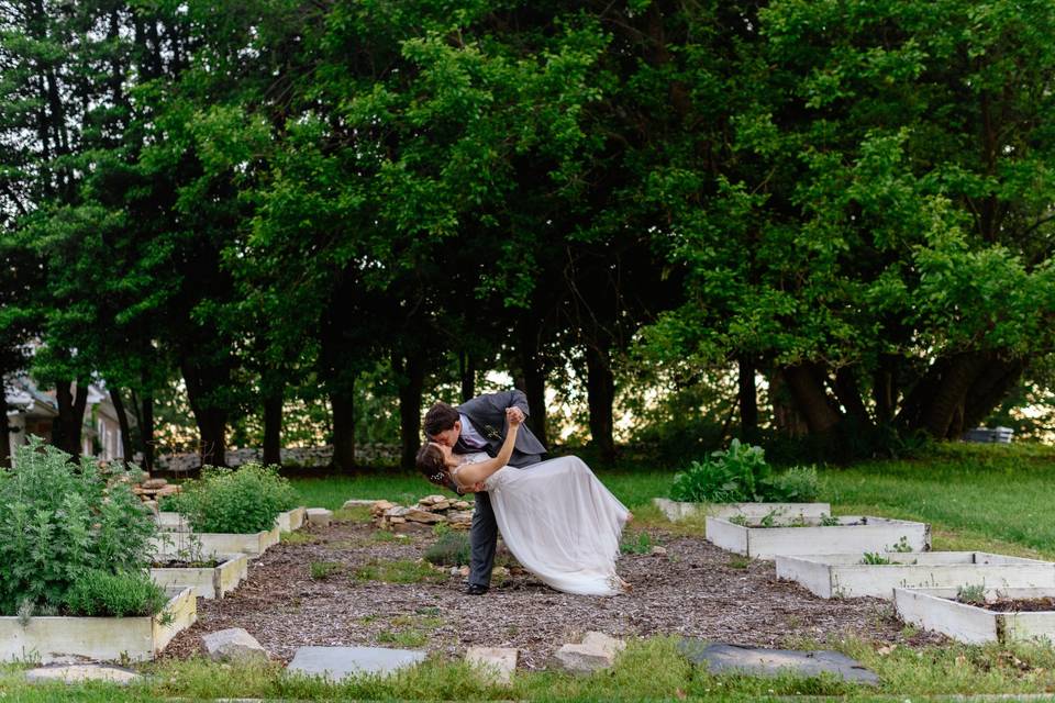 Couple kissing