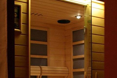 Far InfraRed Sauna help to lower blood pressure, increase metabolism, detox the skin and much more.  Great for couples, too