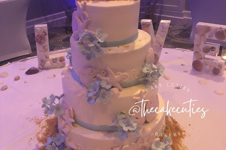 Grand Beach Wedding cake