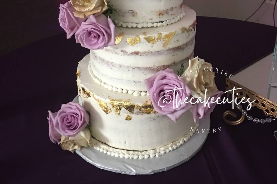 Two-Tier Round Wedding Cakes — Shop Provo Bakery