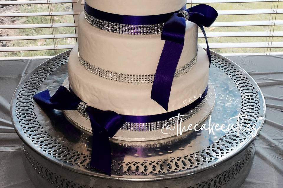 Purple and Bling Wedding