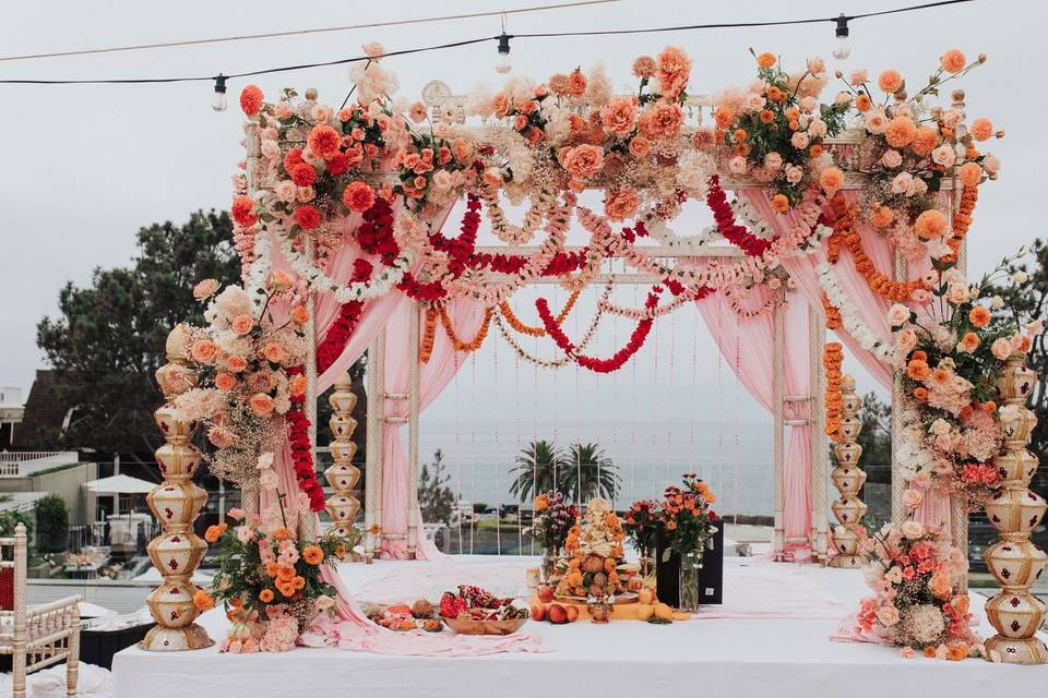 Floral Ceremony Mandap
