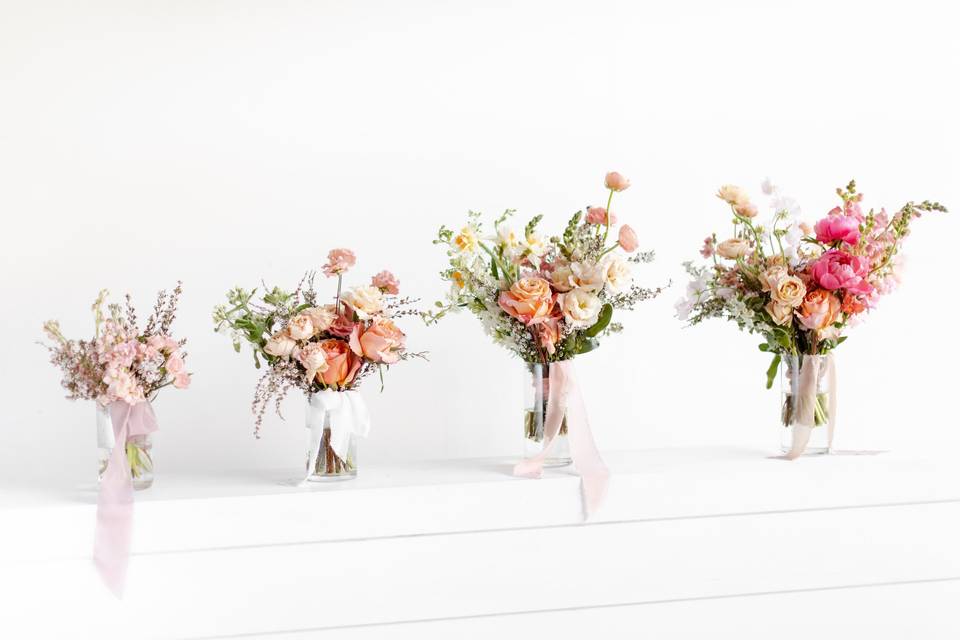 Native Poppy Wedding Bouquets