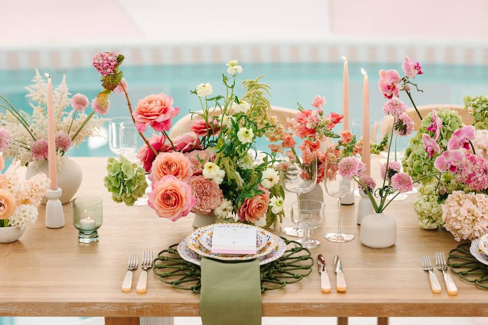 Native Poppy wedding florals