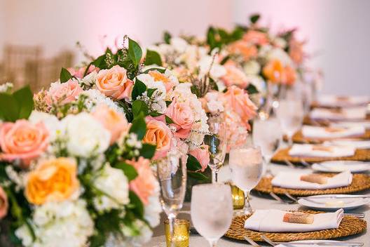 Elegant rose centerpiece