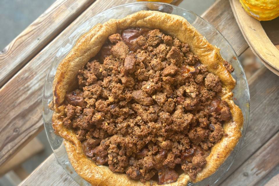 Apple Crumb Pie