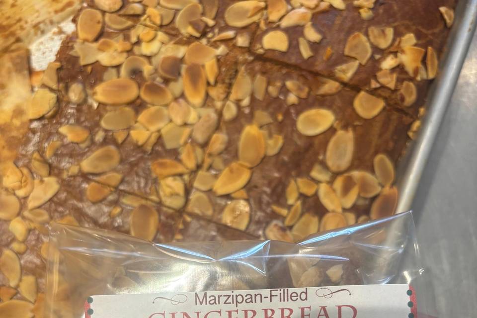 Gingerbread Marzipan Cookie