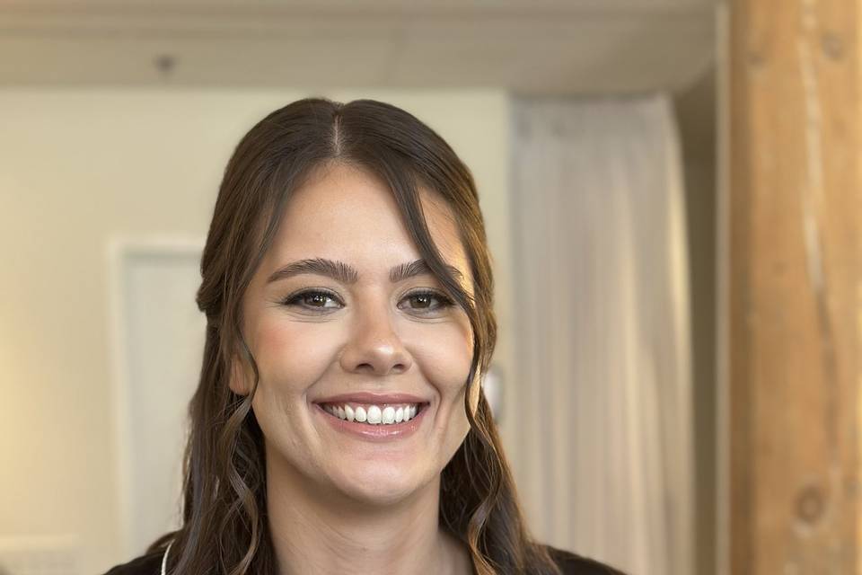 Natural makeup look
