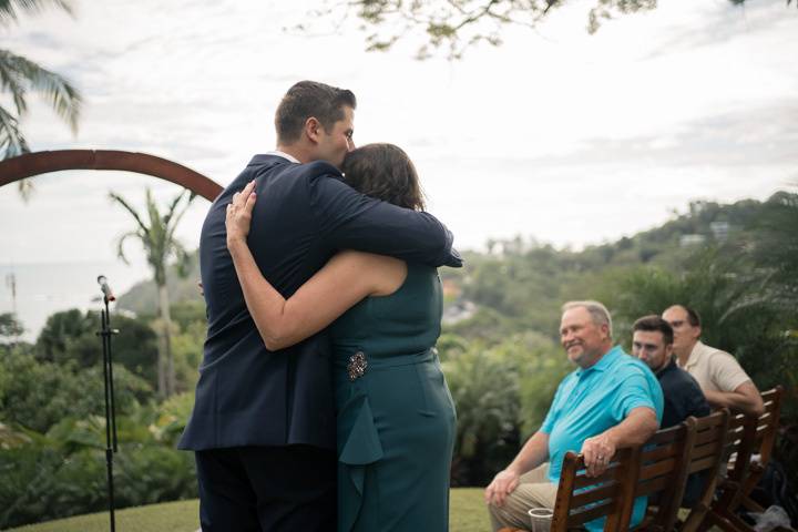Family destination wedding