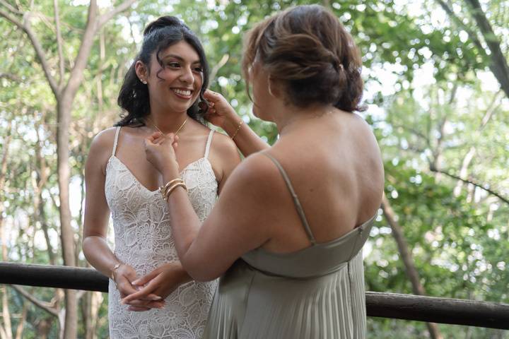 Family destination wedding