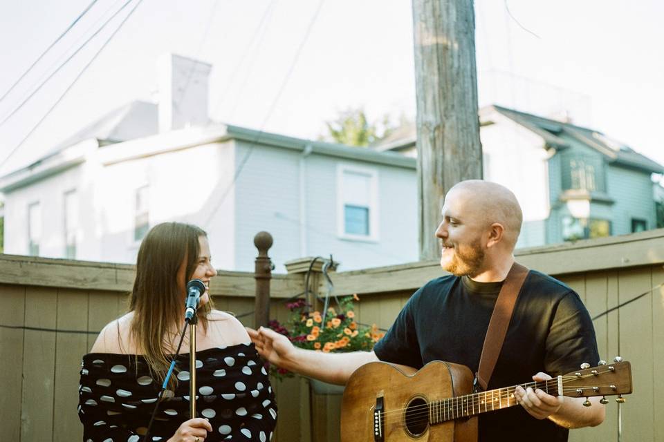 Playing a song