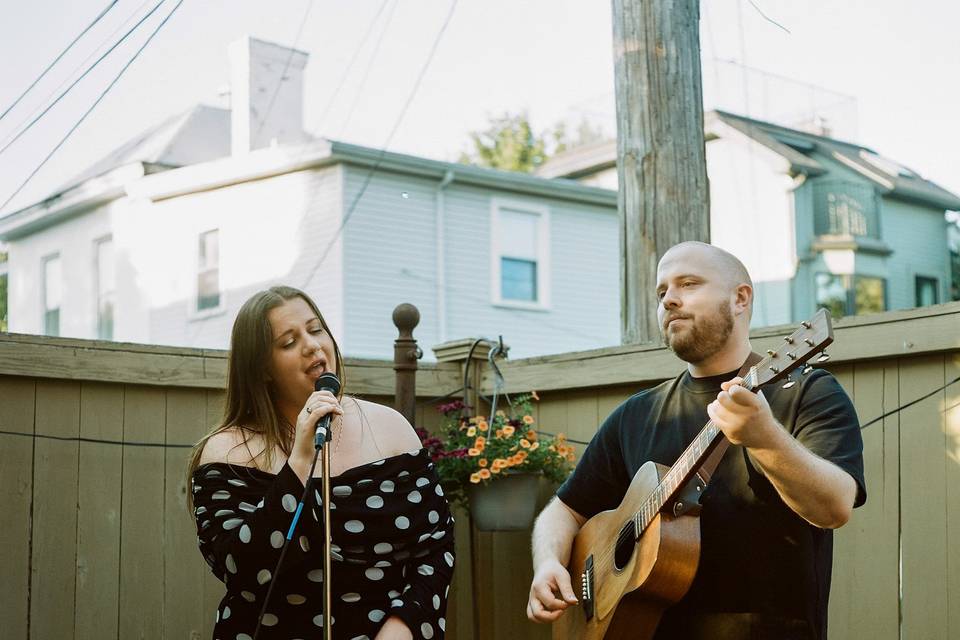 Playing a song