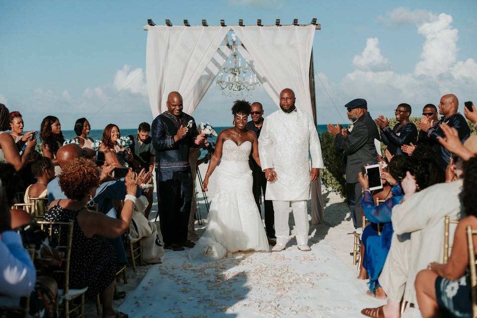 Beach ceremony