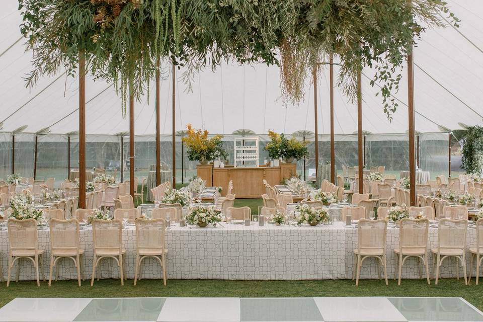 Ojai wedding reception