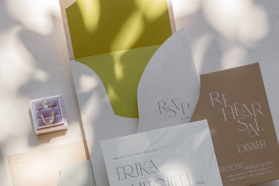 Custom wedding invitations