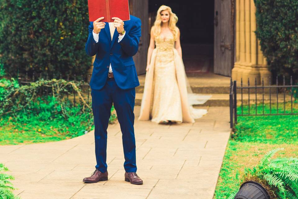 Here comes the bride