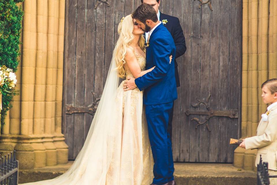 Now you may kiss the bride
