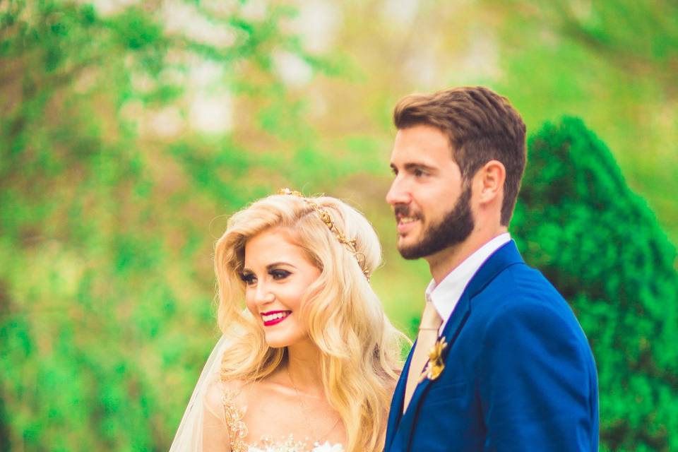 A portrait of a couple