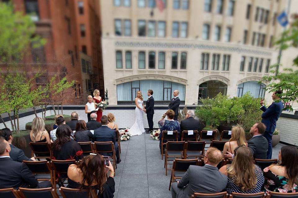 Rooftop Ceremony