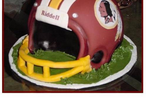 NFL Helmet Grooms Cake