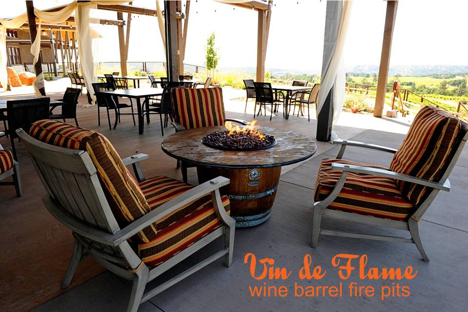 Vin de Flame - Wine Barrel Fire Pits & S'more Bars