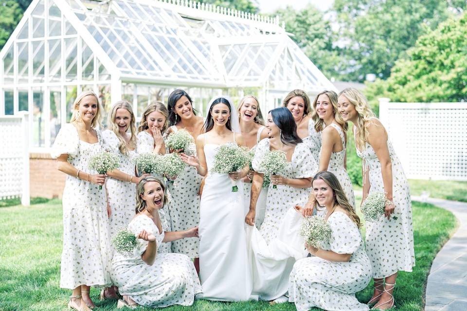 Bride with Bridesmaids at IPC