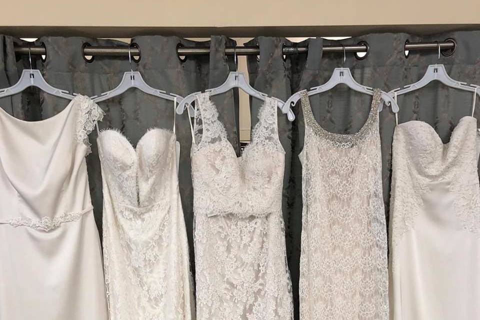Come check out our beautiful selection of sale wedding gowns for 50% off!! & we will donate 10% to the Breast Cancer Awareness Foundation with your purchase through the month of October!