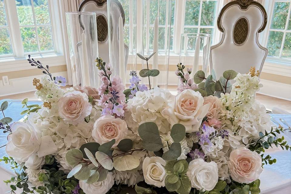 Sweetheart Table Centerpiece