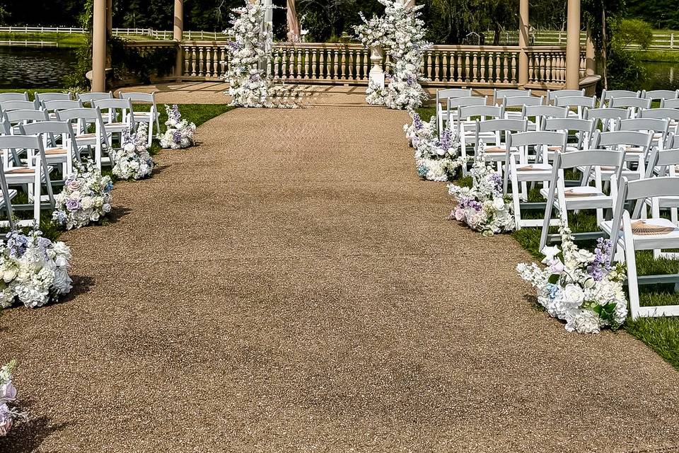 Outdoor Ceremony Florals