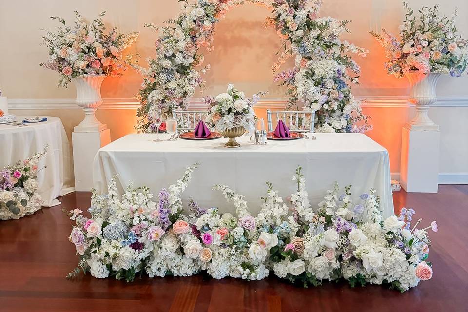 Florals Repurposed to Receptio