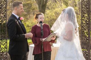 Beautiful fall wedding.