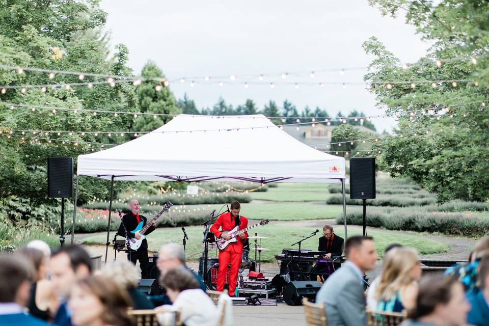 Wedding dinner, Oregon Gardens