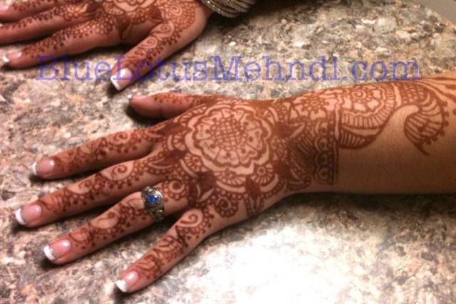Blue Lotus Mehndi