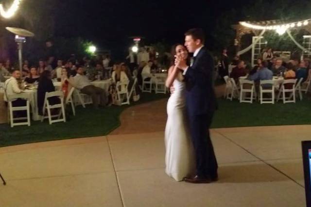 Couple dancing