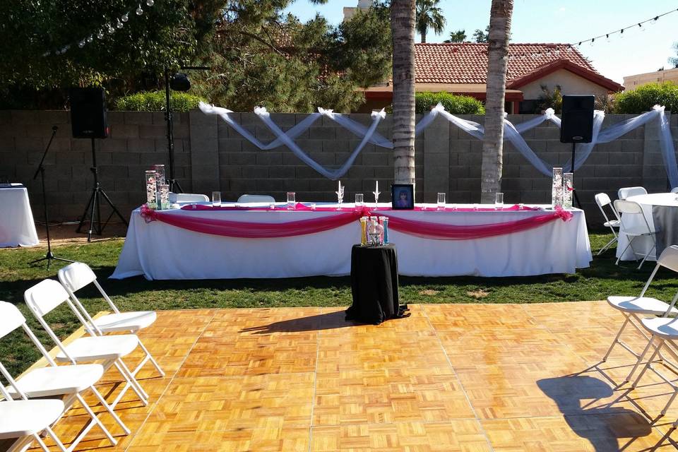 Backyard Wedding March 2015